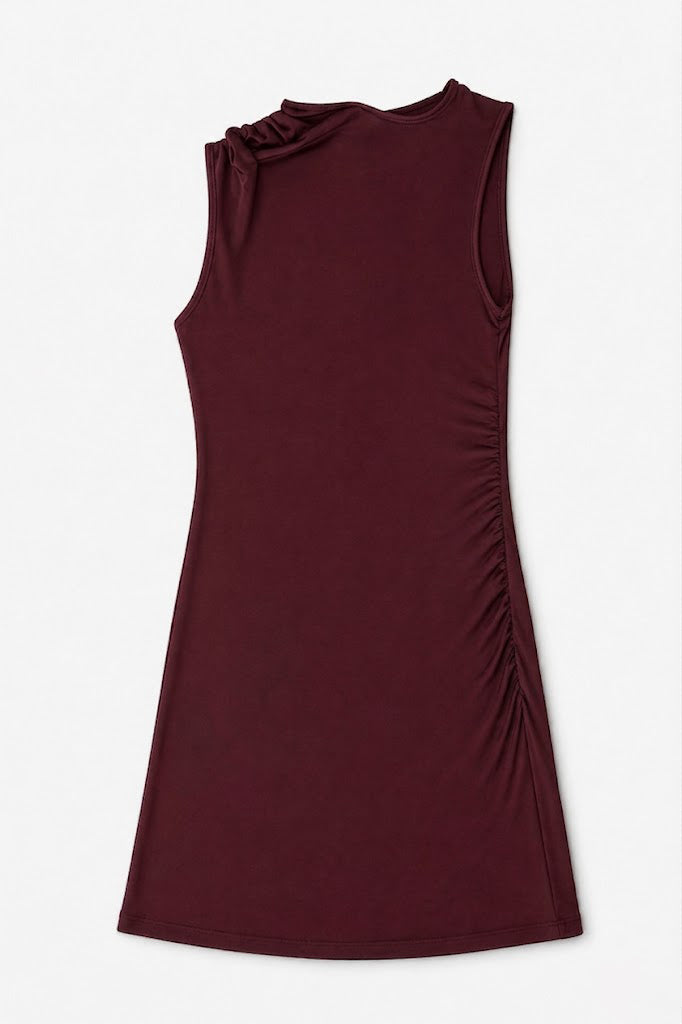 Rosa By Belle Drapeli Mini Elbise – Şık ve Vücuda Oturan Tasarım 3693